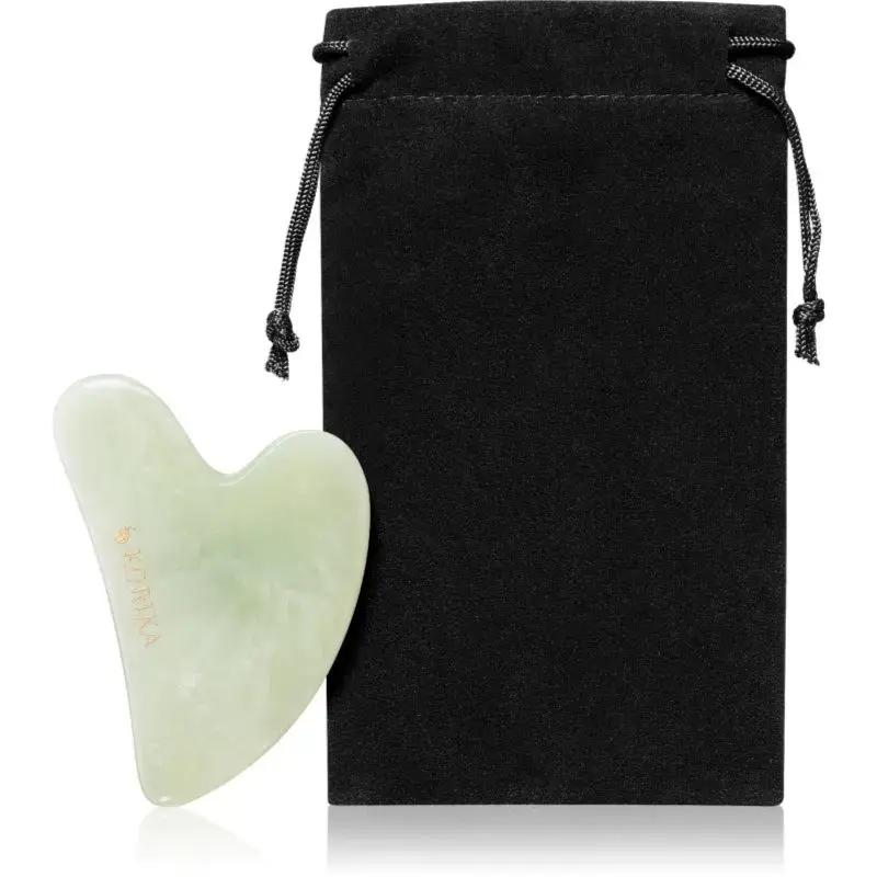 KORIKA Tools Gua Sha Green Jade Stone Facial Massage Tools
