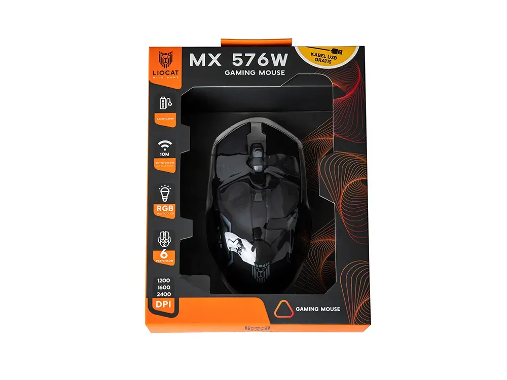 Liocat gaming mouse MX 576W wireless black