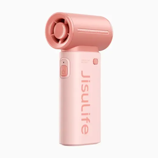 Jisulife Handheld Fan Life9 3600mAh Portable USB Fan - Pink