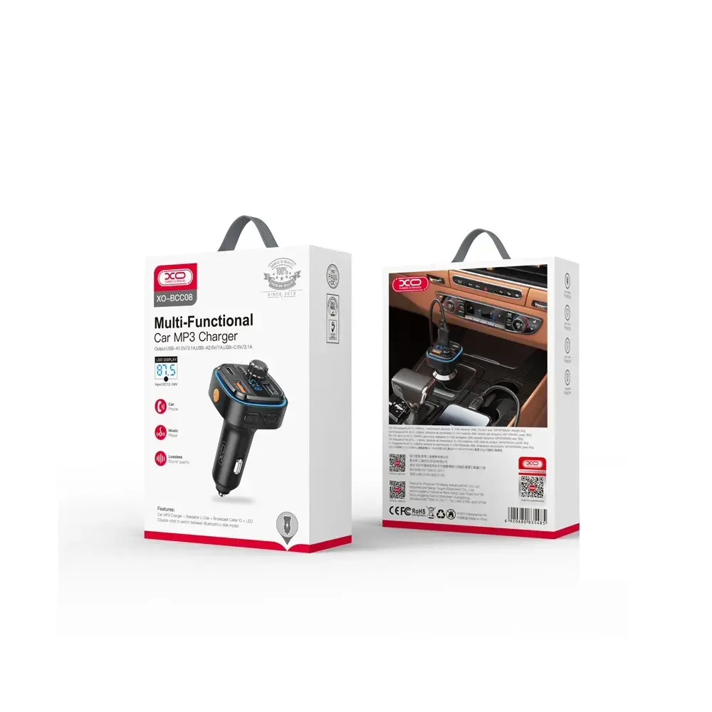 XO BCC08 Auto FM modulators 3,1A