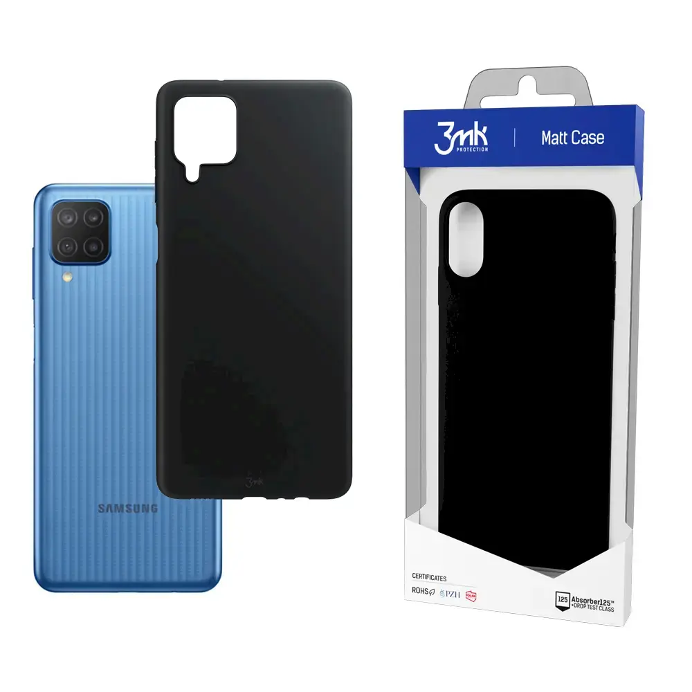 Samsung Galaxy M12 - 3mk Matt Case black