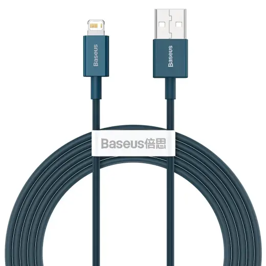 Baseus Superior Series CALYS-C03 data transfer and charging cable | USB-A to Lightning | 12W | 2m | blue
