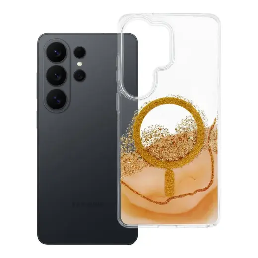 Case for Samsung S26 ULTRA Golden compatible with MagSafe gold