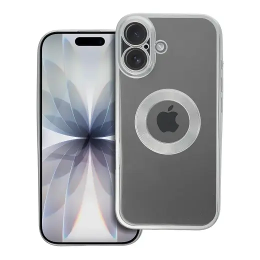 GLAM telefoni ümbris iPhone 17 hõbedane