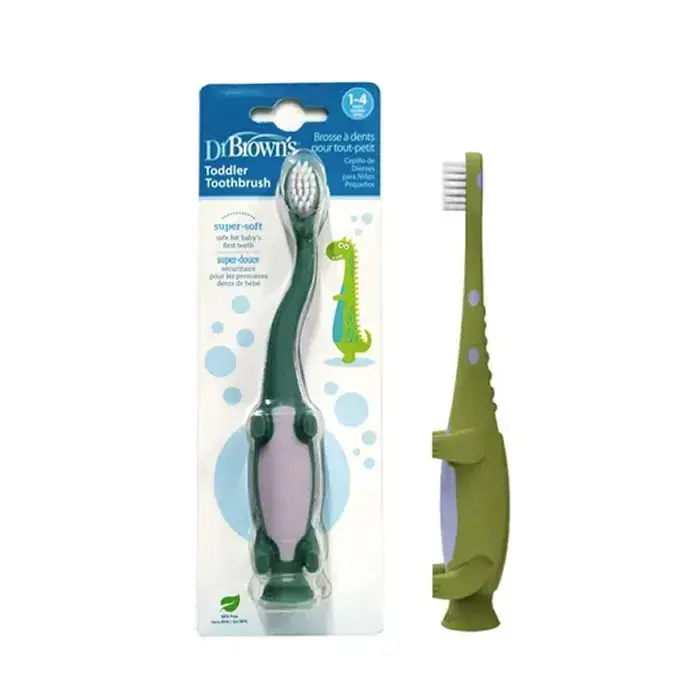 DR. BROWN'S Dinosaur Toothbrush, Ages 1-4
