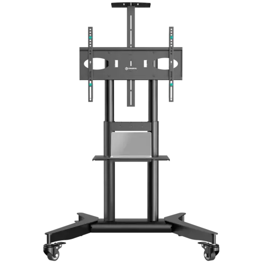 ONKRON Mobile TV stand for 32"-75" up to 50 kg, black
