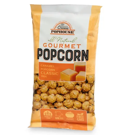 Karameļu Popkorns POPHOUSE Classic, 180g