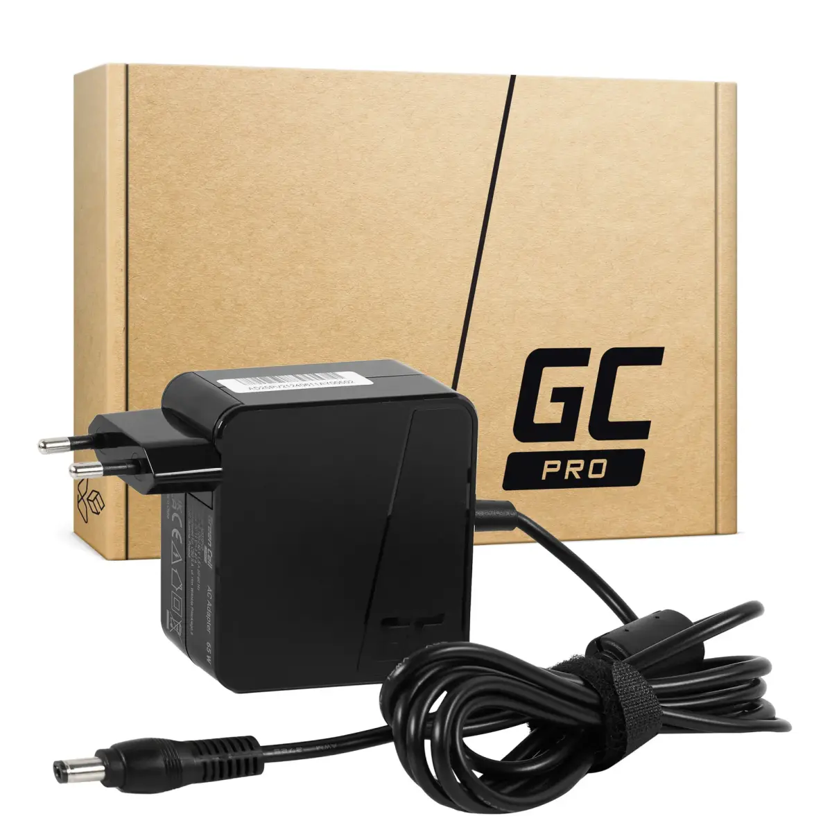 Блок питания/зарядное устройство Green Cell PRO 19 В 3,42 А 65 Вт для ноутбуков Asus R510C R510L R556L X550C X550L Toshiba Satellite C650 L750