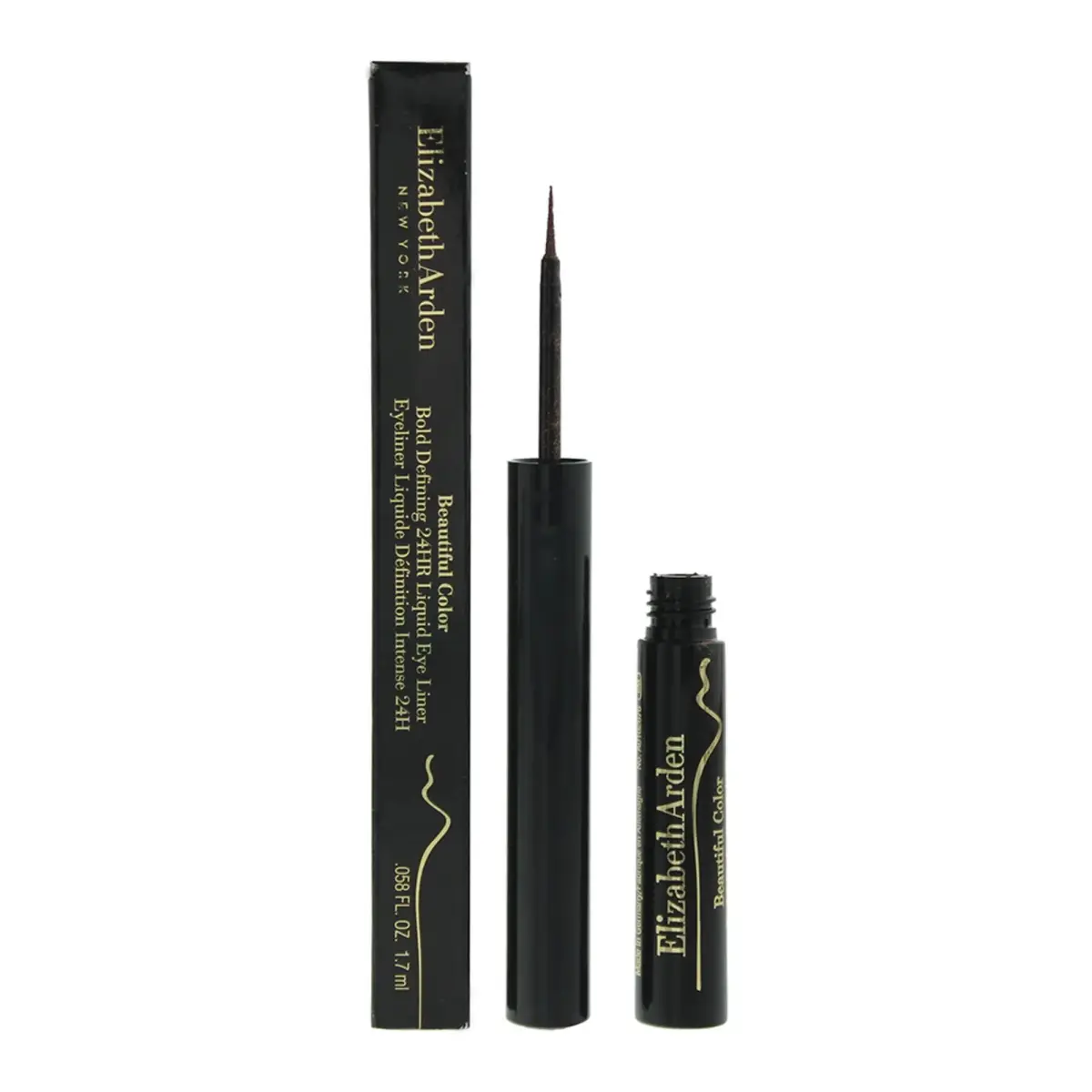 Elizabeth Arden, Beautiful Color, Felt-Tip, Liquid Eyeliner, 02, Gilded Brown, 1.7 ml