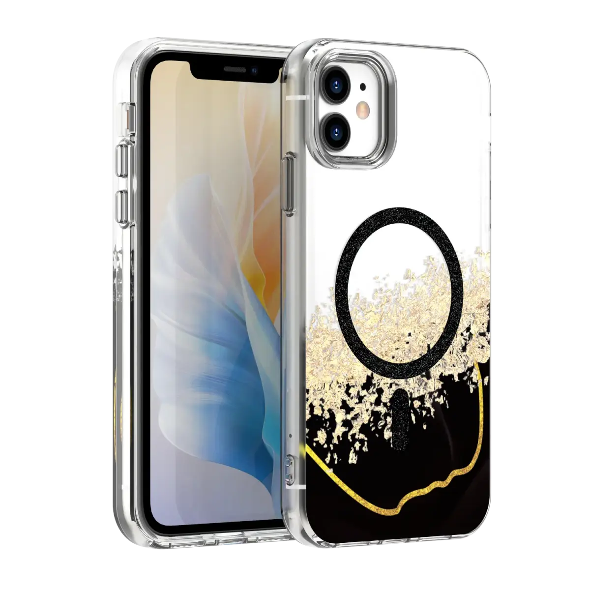 Epoxy Mag maciņš ar MagSafe atbalstu telefonam iPhone 11 melns