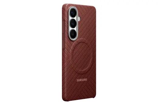 Samsung Carbon Magnet telefono dėklas Samsung Galaxy S26 (S942) raudonas