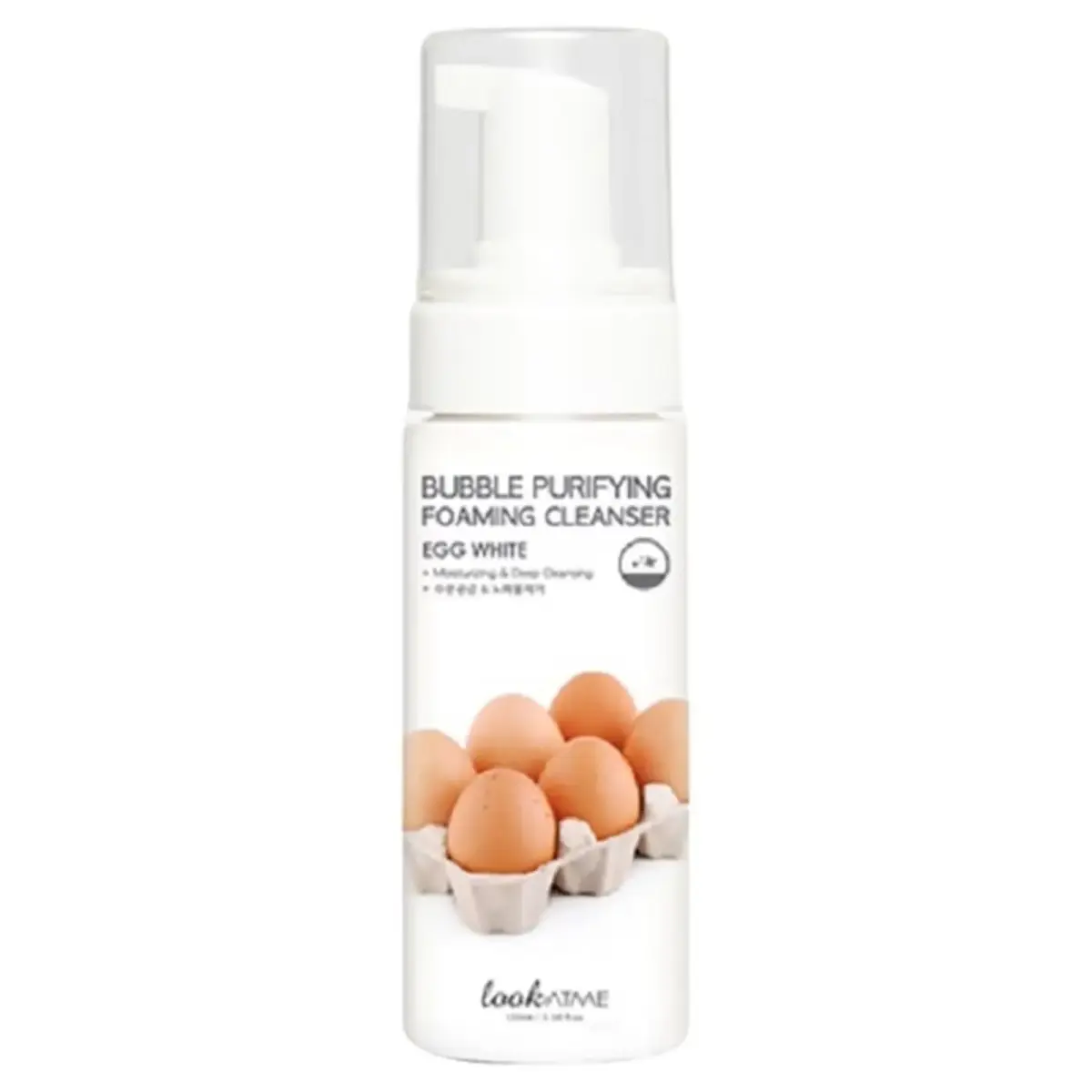 Look At Me, Bubble Purifying, Egg White, Purifying, Cleansing Foam, 100 ml
