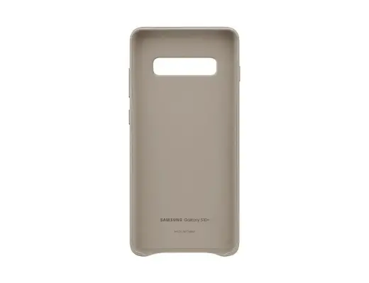 EF-VG975LJE Samsung leather cover for G975 Galaxy S10 Plus gray