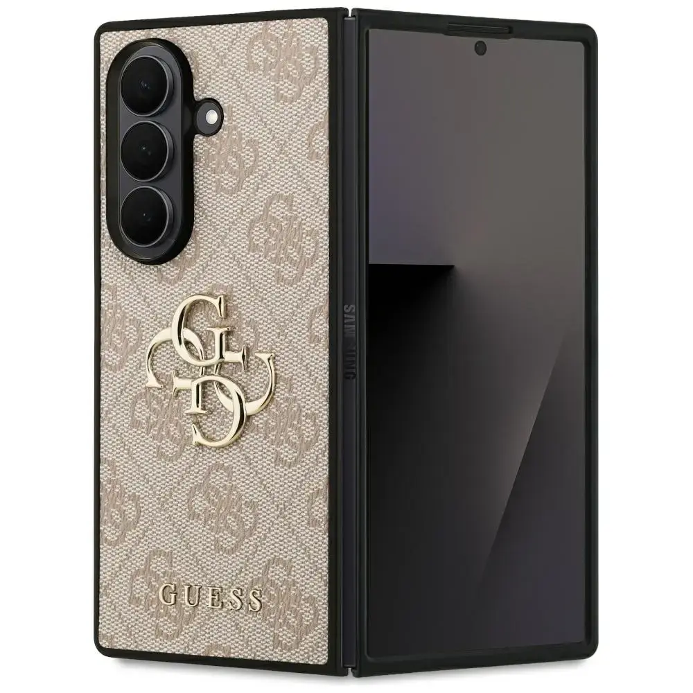 Case Guess Big 4G Logo Classic Logo for Samsung Galaxy Z Fold7 pink