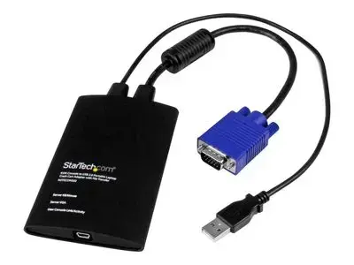 StarTech.com USB Crash Cart Adapter - File Transfer & Video - Portable Server Room Laptop to KVM Console Crash Cart (NOTECONS02) - KVM switch - 1 ports