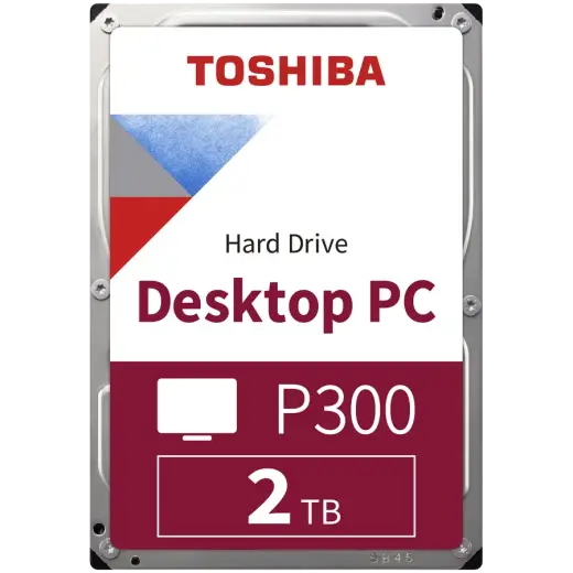 HDD Desktop TOSHIBA 2TB P300 SMR (3.5'', 256MB, 7200RPM, NCQ,AF,SATA 6Gbps)