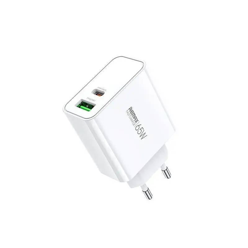 WALL CHARGER KIDDY SERIES 65w RP-U125 USB/USB-C WHITE
