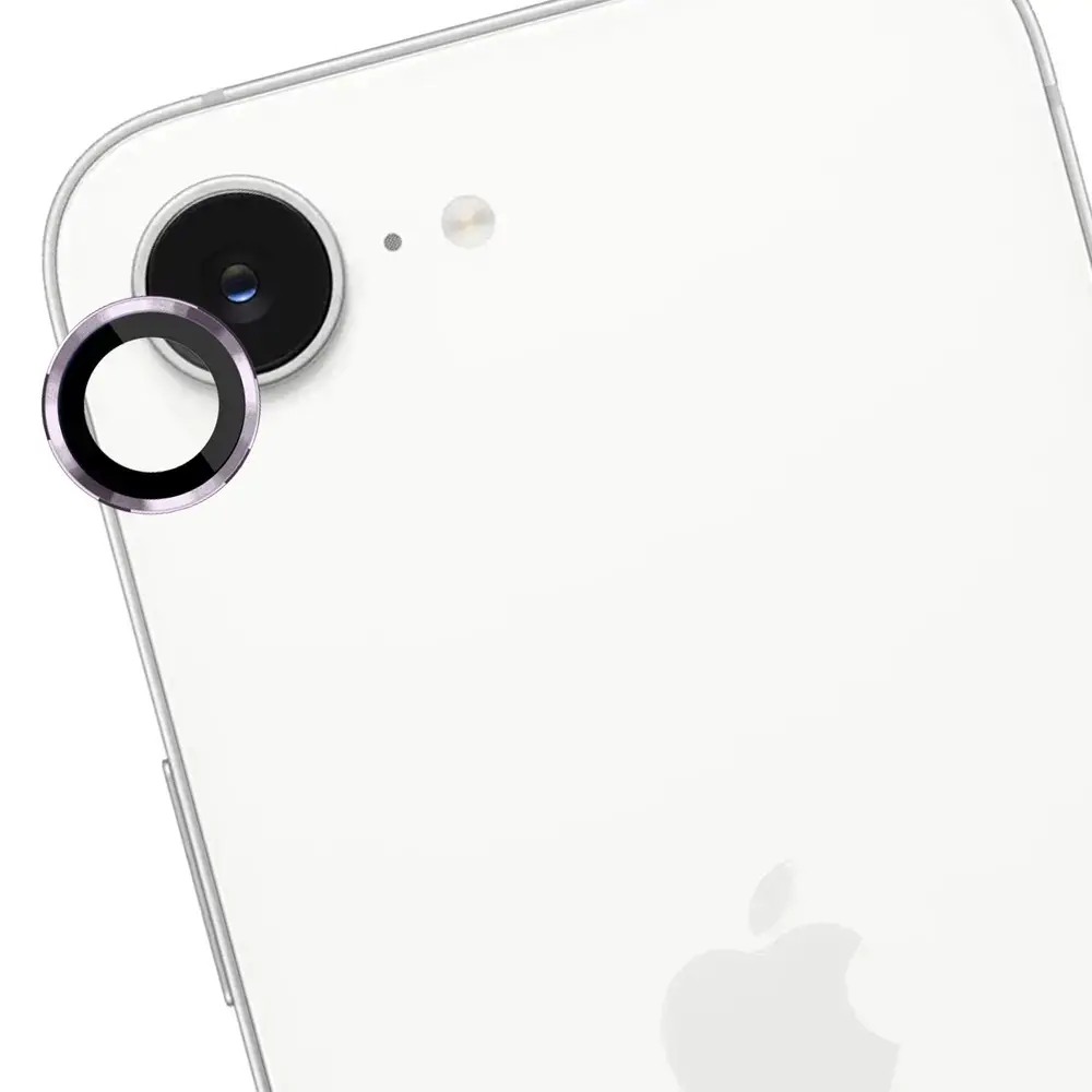 3mk Lens Protection Pro Tempered Glass for iPhone 16e - Purple