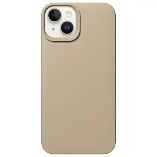 Nudient Thin telefono dėklas iPhone 14 smėlio spalvos
