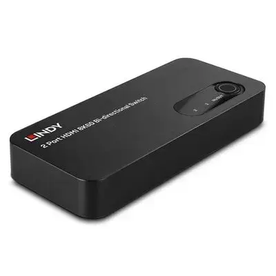 Lindy - video|audio switch - 8K60, bidirectional - 2 ports