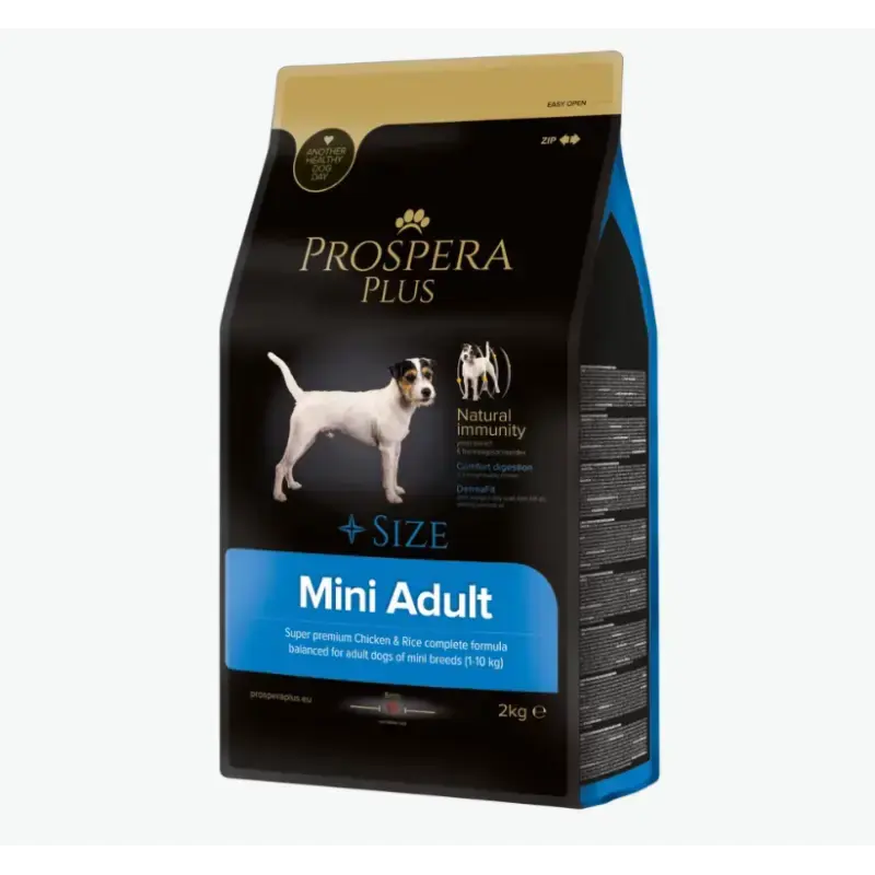 Barība suņiem – Prospera Plus Mini Adult, 2 kg