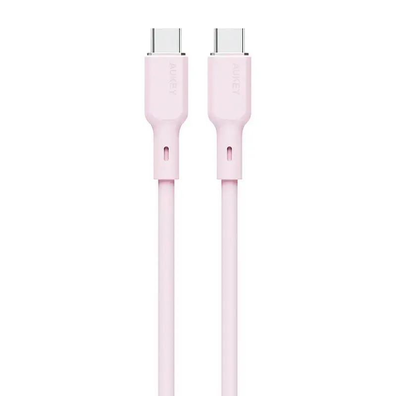 USB-C to USB-C Cable Aukey CB-SCC102, 100W, 1.8m (pink)