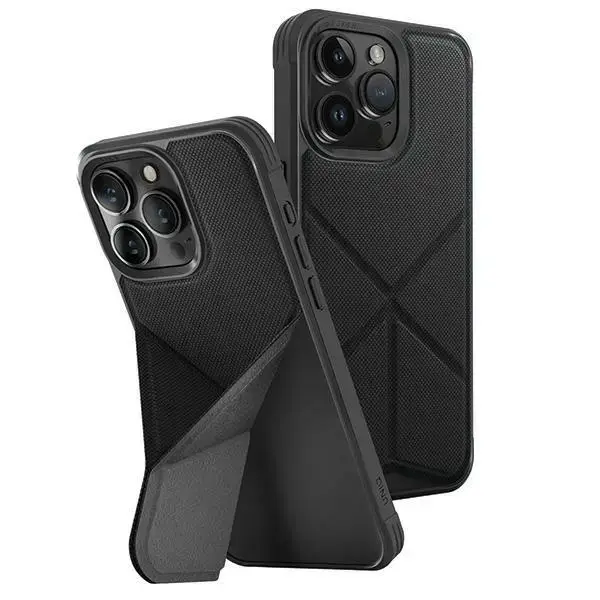 UNIQ Transforma telefona maciņš priekš iPhone 15 Pro melns