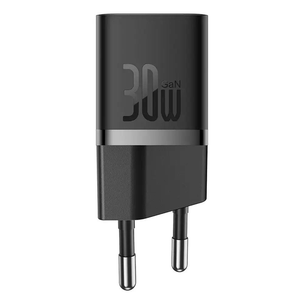 Baseus GaN5 30W USB-C EU Wall Charger - Black