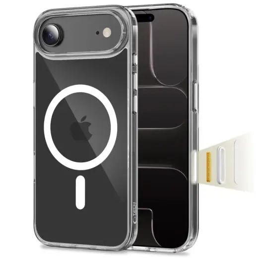 TECH-PROTECT FLEXAIR HYBRID CC telefoni ümbris MagSafe toega iPhone 17 Air läbipaistev