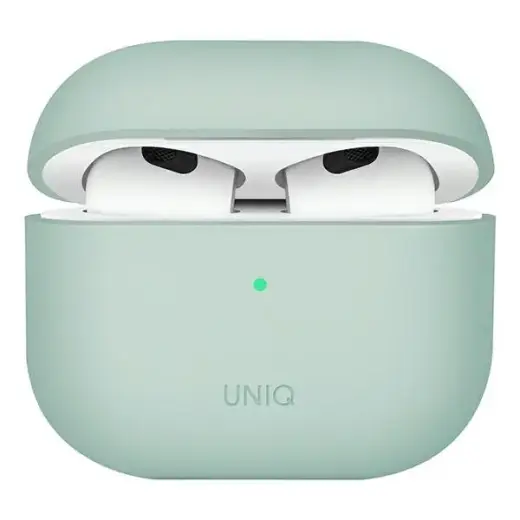 UNIQ etui Lino AirPods 3 gen. Silicone zielony|mint green