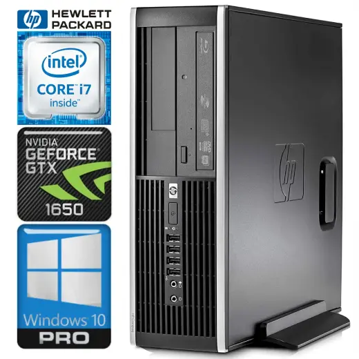 HP 8200 Elite SFF i7-2600 8GB 500GB GTX1650 4GB DVD WIN10PRO|W7P [refurbished]
