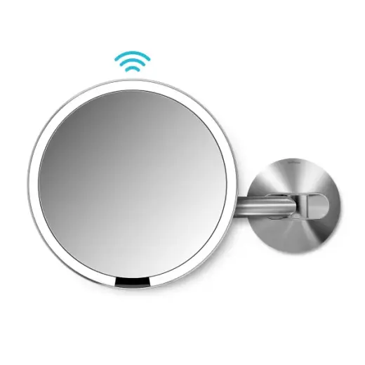 Simplehuman Wall Mount Brushed Sensor Mirror