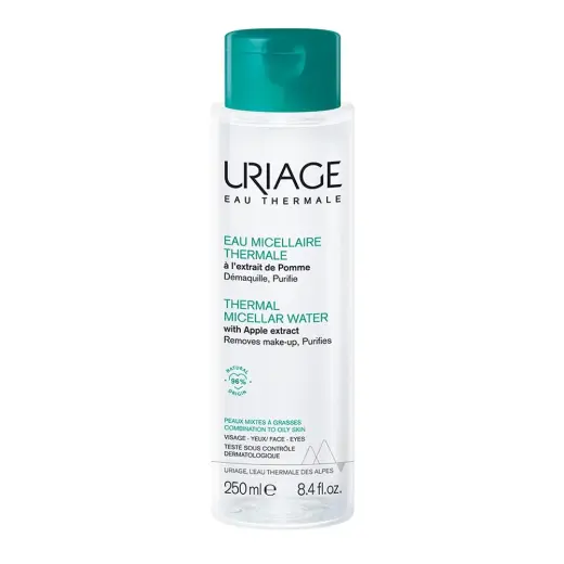 UriageThermal Micellar Water - Remove Make-up & Purify - Combination to Oily Skin 250 Ml