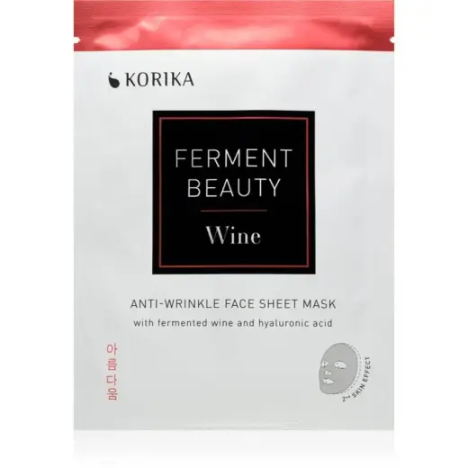 KORIKA FermentBeauty Anti-wrinkle Fabric Mask with Fermented Wine and Hyaluronic Acid 20 G