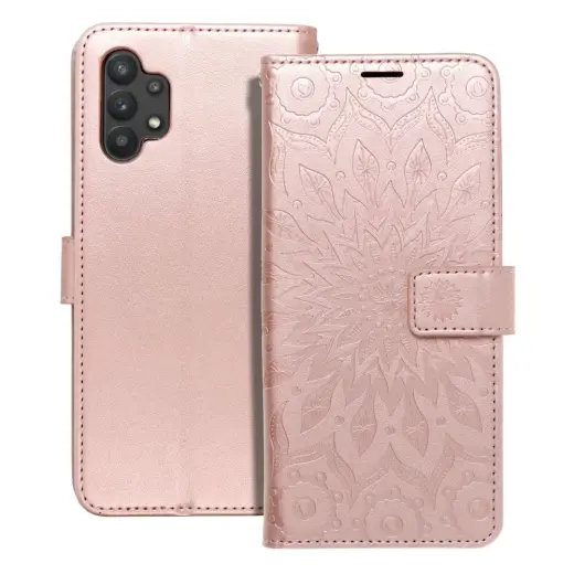 MEZZO mandala grāmatveida maciņš telefonam Samsung Galaxy A32 5G (A326) rozā