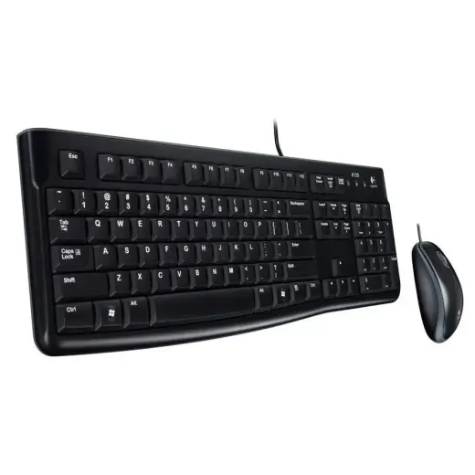 Logitech Keyboard and Mouse Set MK120 - Black