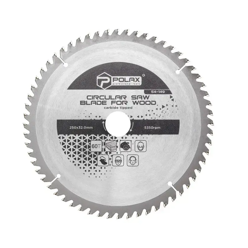 Пильный диск Polax для дерева с твердосплавными наконечниками 250x32.0|30.0|60T
