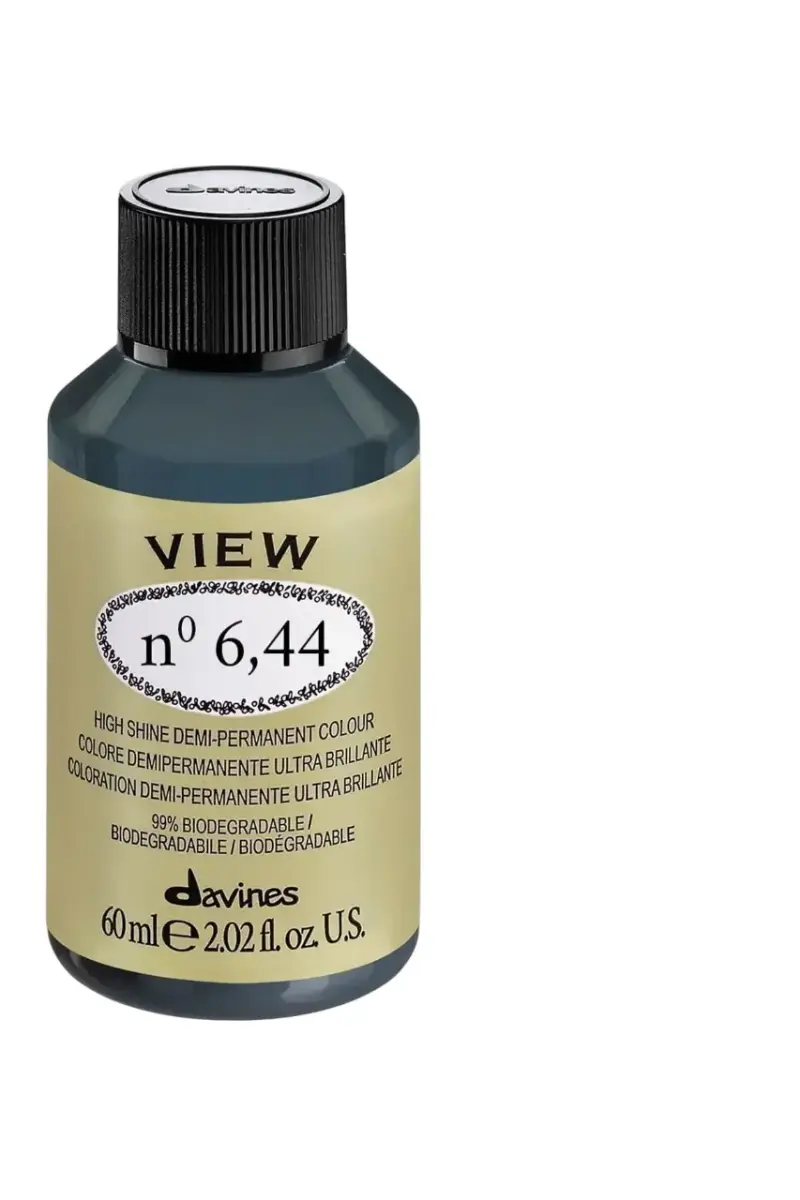 Davines, View, Demi-Permanent Hair Dye, 6.44 , 60 ml