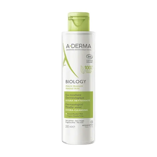 A-Derma, Biology, Hydrating, Micellar Water, All Skin Types, 200 ml