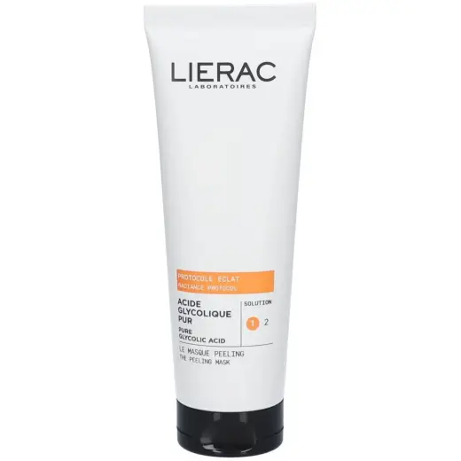 Lierac, Protocole Eclat Acid Glycolique Pur, Exfoliating & Purifying, Peel-Off Mask, Weekly, For Face, 75 ml
