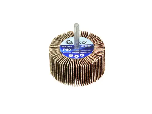 Abrasiivne lamellketas P80 60x30mm 6mm varrega
