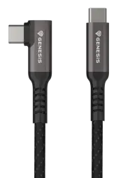 Genesis VR Kabelis datu pārraides un uzlādes vads | USB-C uz USB-C | 5m | melns