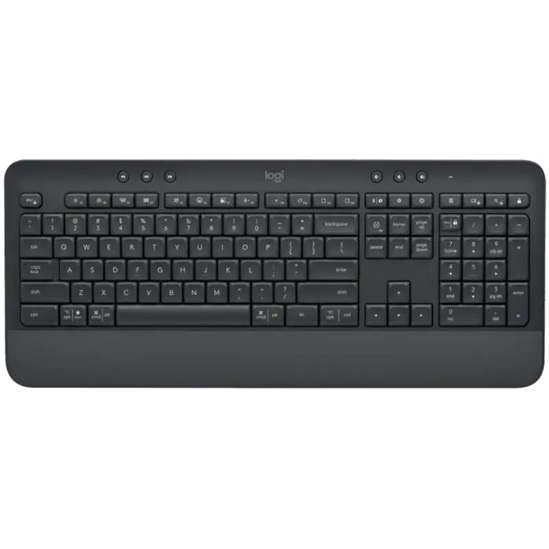 LOGITECH K650 SIGNATURE Bluetooth keyboard - GRAPHITE - NORDIC