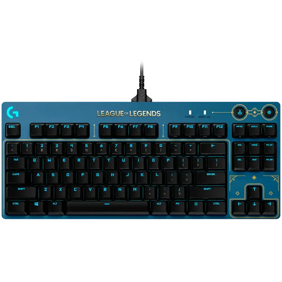 LOGITECH G PRO LOL Mechanical Keyboard - WAVE2 - USB - NORDIC - TACTILE SWITCH