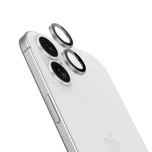 Benks Tempered glass DR Sapphire Lens Protector on camera for Iphone 17 (lens 2 pieces) silver