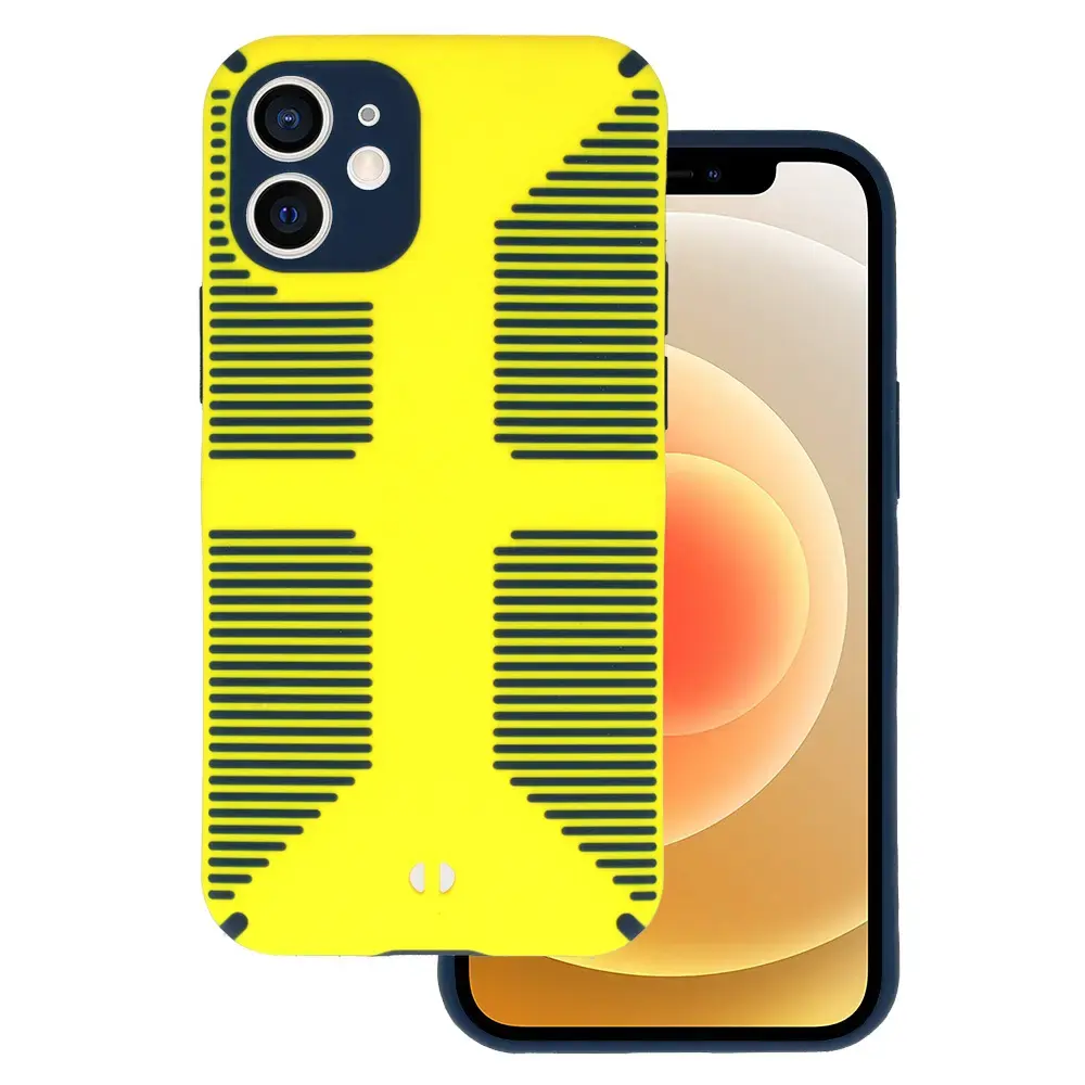 TEL PROTECT Grip maciņš telefonam iPhone 12 Mini dzeltens