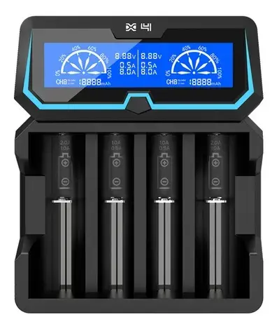 XTAR Charger 1-4 Li-ion 10440-26650, AAAA/AAA/AA/A/SC/C