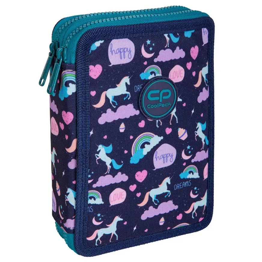 PENĀLIS AR PIEDERUMIEM  COOLPACK - JUMPER XL  HAPPY UNICORN