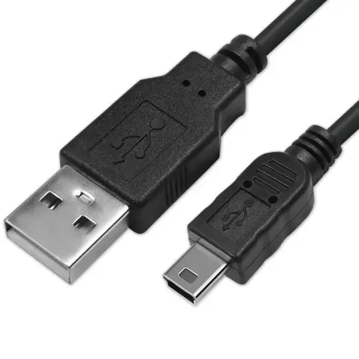 Qoltec duomenų perdavimo ir įkrovimo laidas | USB-A į Mini USB | 1.8m