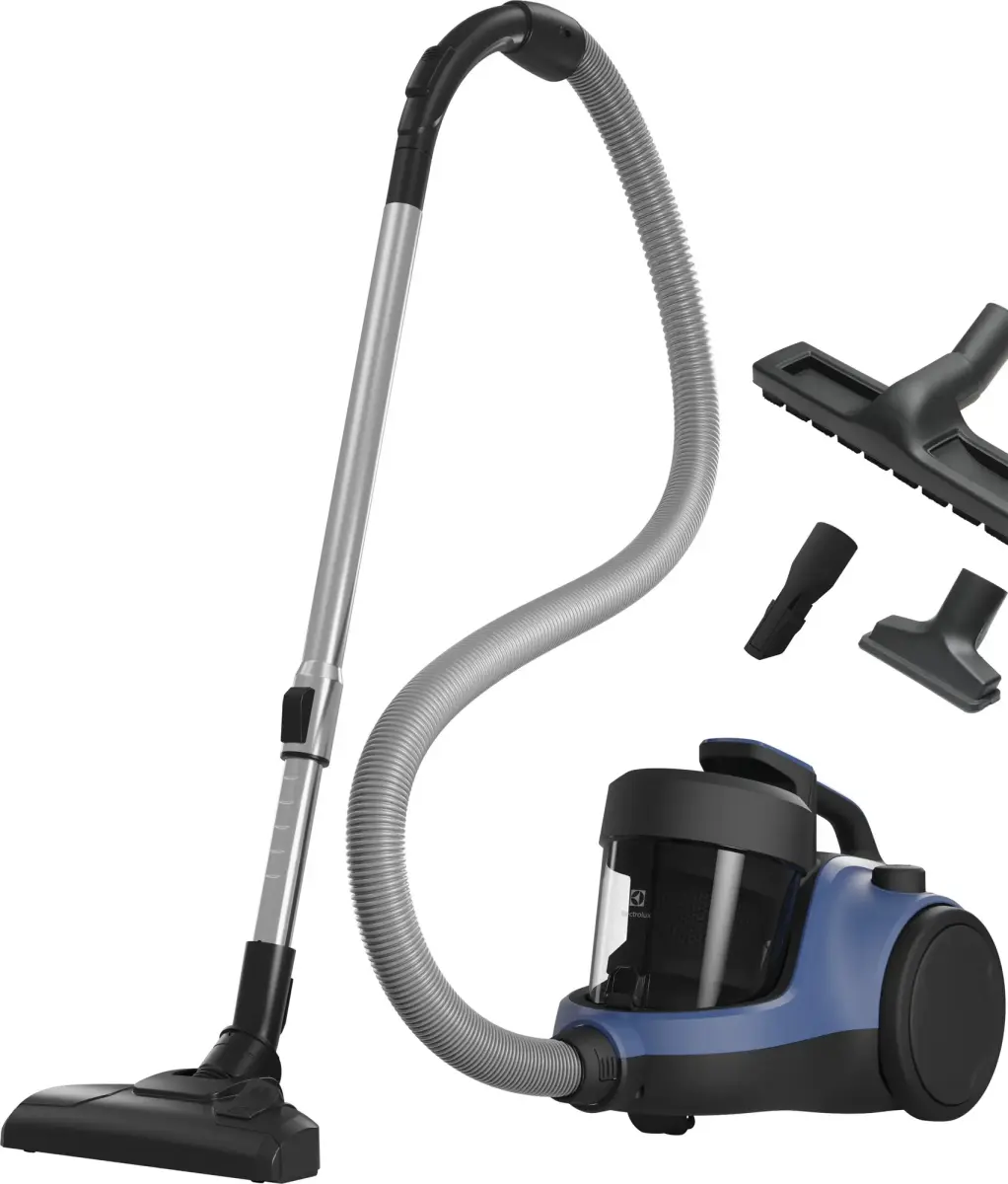 Electrolux putekļu sūcējs bezmaisa, 800W, metālzils